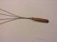 Vtg/old Rug Beater Tool,  Metal With Wood Handle Primitives photo 6