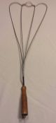 Vtg/old Rug Beater Tool,  Metal With Wood Handle Primitives photo 8