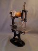 1912 Midget Sewing Machine Child ' S Cast Iron & Nickel Miniature Sewing Machine Sewing Machines photo 10