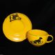 Rare Childs Graniteware Enamelware Tea Set Black Bear Animals Germany C1870 Metalware photo 10
