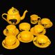 Rare Childs Graniteware Enamelware Tea Set Black Bear Animals Germany C1870 Metalware photo 3