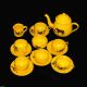 Rare Childs Graniteware Enamelware Tea Set Black Bear Animals Germany C1870 Metalware photo 5