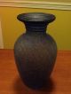 Antique Blue Patterned Glass Vase Vases photo 1