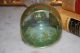 Wonderful Moser Type Bohemian Crystal Large Green And Gold Wine Goblet 7 3/4 