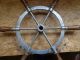 Vintage Nautical Boat Wheel,  6 Wood Handles 17 