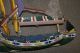 Rare Antique Madura Maritime Art Long Boat Model Hand Carved Polychrome 210a2 Model Ships photo 2