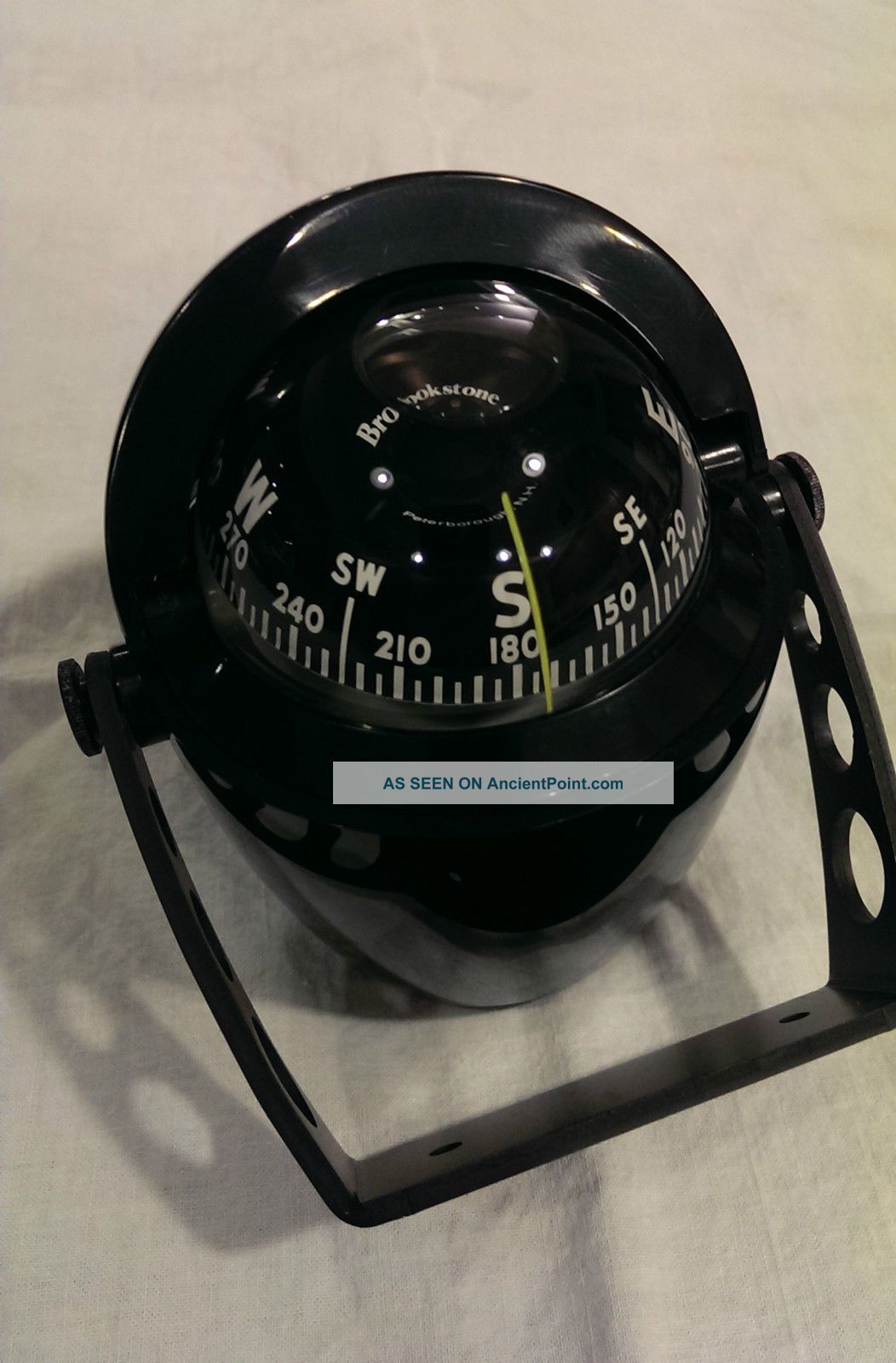 Airguide Deluxe Compass 10059 - 000 Wired Illumination.  Green Night Light.  8/1985 Compasses photo