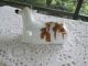 Antique Art Nouveau Buffalo Pottery Cover Cow Butter Dish Art Nouveau photo 4