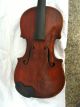 1600s - 1700s Old Rare French Flemish Violin Del Gesu - Guarneri Amati Italy Grafted String photo 5