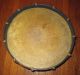 Antique Snare Drum Couesnon French Rope Tension Drum Indigo Blue Paint Primitives photo 6