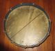 Antique Snare Drum Couesnon French Rope Tension Drum Indigo Blue Paint Primitives photo 7