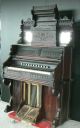 Antique 1886 Chicago Cottage Organ,  Victorian Style,  Carved Walnut Keyboard photo 1