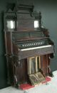 Antique 1886 Chicago Cottage Organ,  Victorian Style,  Carved Walnut Keyboard photo 2