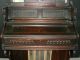 Antique 1886 Chicago Cottage Organ,  Victorian Style,  Carved Walnut Keyboard photo 5