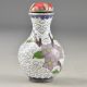 Chinese Cloisonne Old Handwork Painted Flower Collectable little Snuff Bottle Snuff Bottles photo 4
