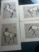 Ink Horse Paintings - Ink Drawings - Signed - Asian - Oriental - Nr Paintings & Scrolls photo 7