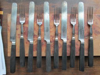 Antique German Knives And Forks - Ott In Hanau photo