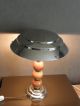 Light Lamp Table Art Deco Mushroom Desk Table Lampe Machine Age Ball Wood Era Lamps photo 5
