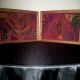 2 Vintage Kuna Mola Handcrafted Fabric Picture,  Humming Bird And Other Winged Latin American photo 1