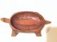 Exceptional Vintage Carved Wood Bowl With Lid - Turtle With Fish Pacific Islands & Oceania photo 1