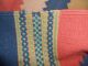 Antique Mexican Blanket Hand Knots Old Native American photo 7