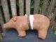 Pig Brown Pig Primitive Pig Country Primitive Farmhouse Lodge Cabin Gathering Primitives photo 4