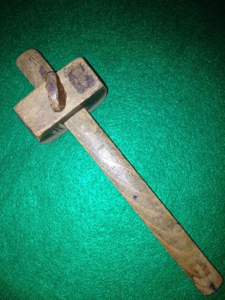 Primative Antique Wooden Scribe Still In Workable Condition photo