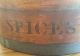 Antique Mid - 1800 ' S Round Wooden Spice Box Canister Set / 9 Pc - Complete Primitives photo 2