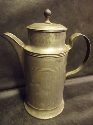 Antique Primitive Coffee Can Unique Coffee Pot photo
