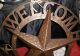 Welcome Metal Barn Star Western & Home Decor New 17 
