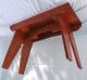 Cherry Colonial Bench,  Hand Crafted,  Signed & Dated Post-1950 photo 4