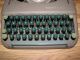 Rare Green Vintage Antique Smith Corona Skyriter Portable Typewriter Typewriters photo 5