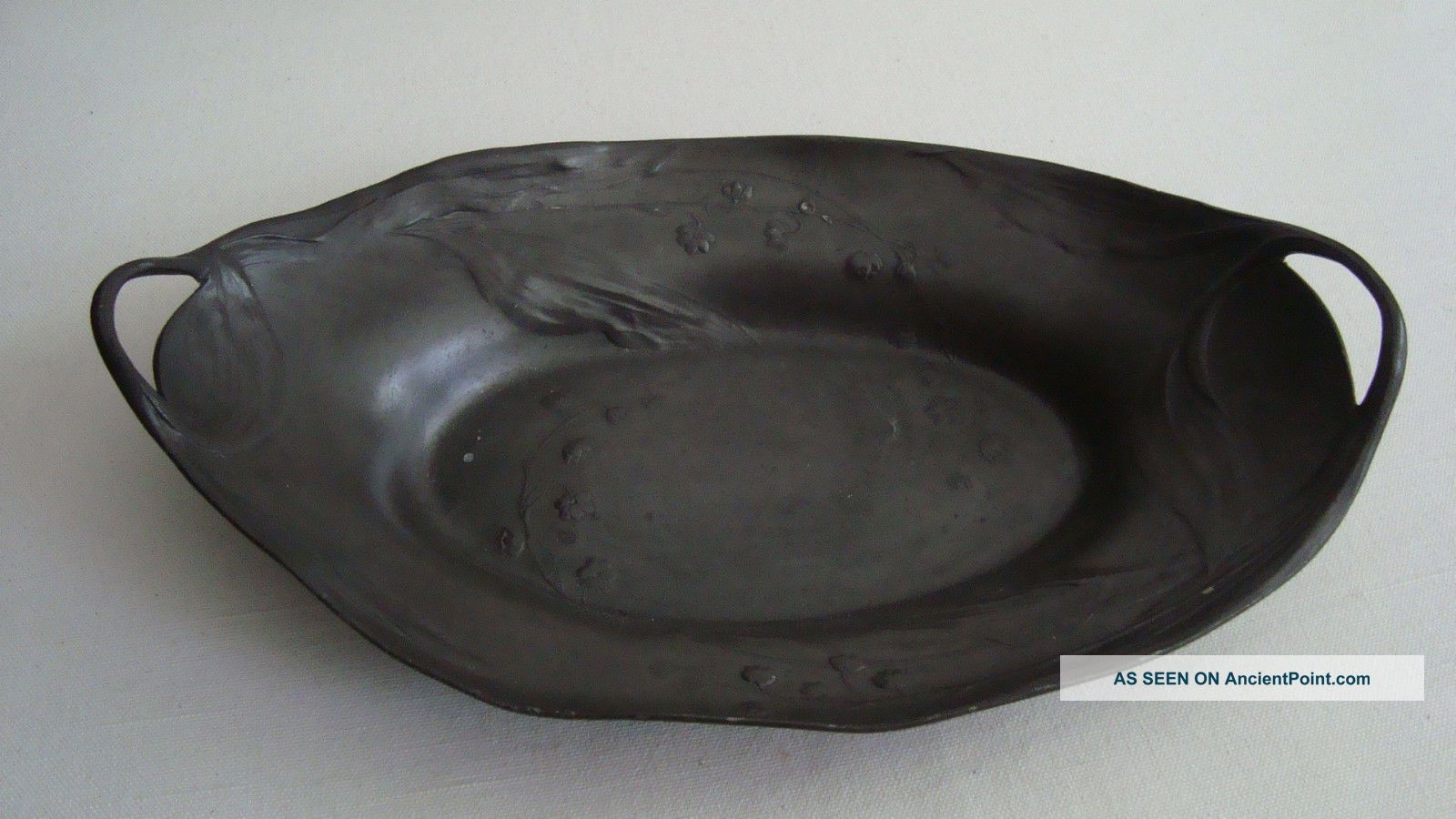 Art Nouveau Pewter Serving Bowl,  Kayserzinn 4322,  12.  5 