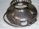 Antique German Pewter Art Nouveau Orivit Fruitbowl,  1906,  Marked 2708 Metalware photo 2