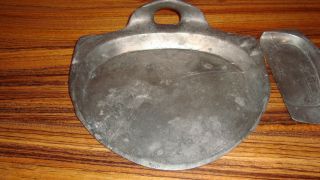 Antique Pewter Art Nouveau Crumb Tray Set - Kayserzinn 4577 - Stunning photo