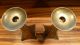 Great Antique Art Deco Style Brass / Bronze ? Candleholders - Heavy 11 1/2 