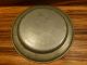 Antique Pewter Charger -,  Marked,  Ca.  1810,  European,  8 3/8 