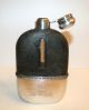 Antique 1900 ' S Alvin Sterling Silver 1/2 Pint Flask Engraved - Crocodile Cover Bottles, Decanters & Flasks photo 10