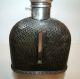 Antique 1900 ' S Alvin Sterling Silver 1/2 Pint Flask Engraved - Crocodile Cover Bottles, Decanters & Flasks photo 2