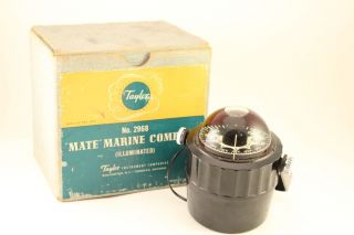 Taylor 2968 Mate Marine Compass Illuminated Car Boat Craft Mounted Box photo