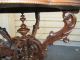 51470 Antique Victorian Marble Top Pedestal Table 1800-1899 photo 8
