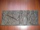 Antique Hand Carved African Huge Zitan Wood Plaque Sculpture Very Rare Sculptures & Statues photo 1