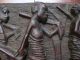 Antique Hand Carved African Huge Zitan Wood Plaque Sculpture Very Rare Sculptures & Statues photo 5