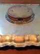 Vintage Sheridan Silver Co.  Lg.  Heated Butlers Footed Tray - 23 1/4 