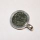 Maximian Ii Ancient Roman Empire Sterling Silver Coin Pendant Roman photo 2
