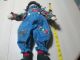 Primitive Shelf Sitter Angel Plays Christmas Songs Angel Moves Body & Wings 15 