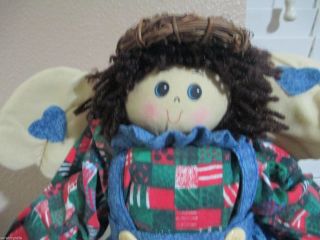 Primitive Shelf Sitter Angel Plays Christmas Songs Angel Moves Body & Wings 15 