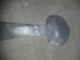 Hand Wrought Iron Bean End Dummy Short Hinge Straps,  Blacksmith Made,  2 Primitives photo 2