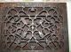Antique Cast Iron Ornamental Louvered Heat Grate 10 X 14 Heating Grates & Vents photo 1