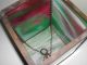 Antique Stained Glass Hanging Box 1900-1940 photo 4